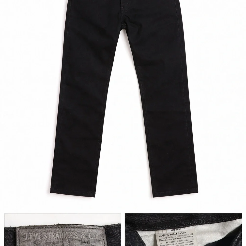 Levi's Men's 513 Slim Black Jeans